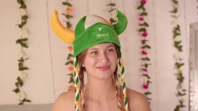 Stella Cardo: Football Fan Sucks a Huge Dildo