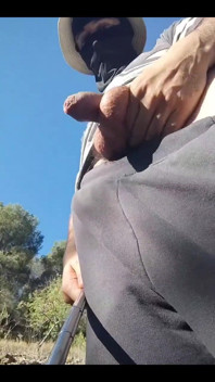 A Flash of My Cock Outdoors, Uncensored Video on My Premium