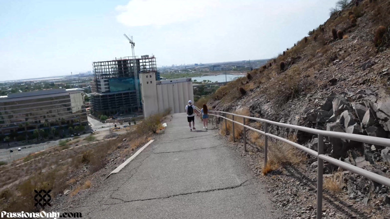 Passions Only: Hiking date with petite redhead spinner