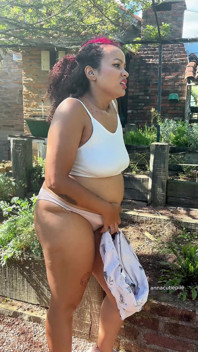 Can't Stop Farting During Trail Walk Outdoor Public Farts Chubby Girl