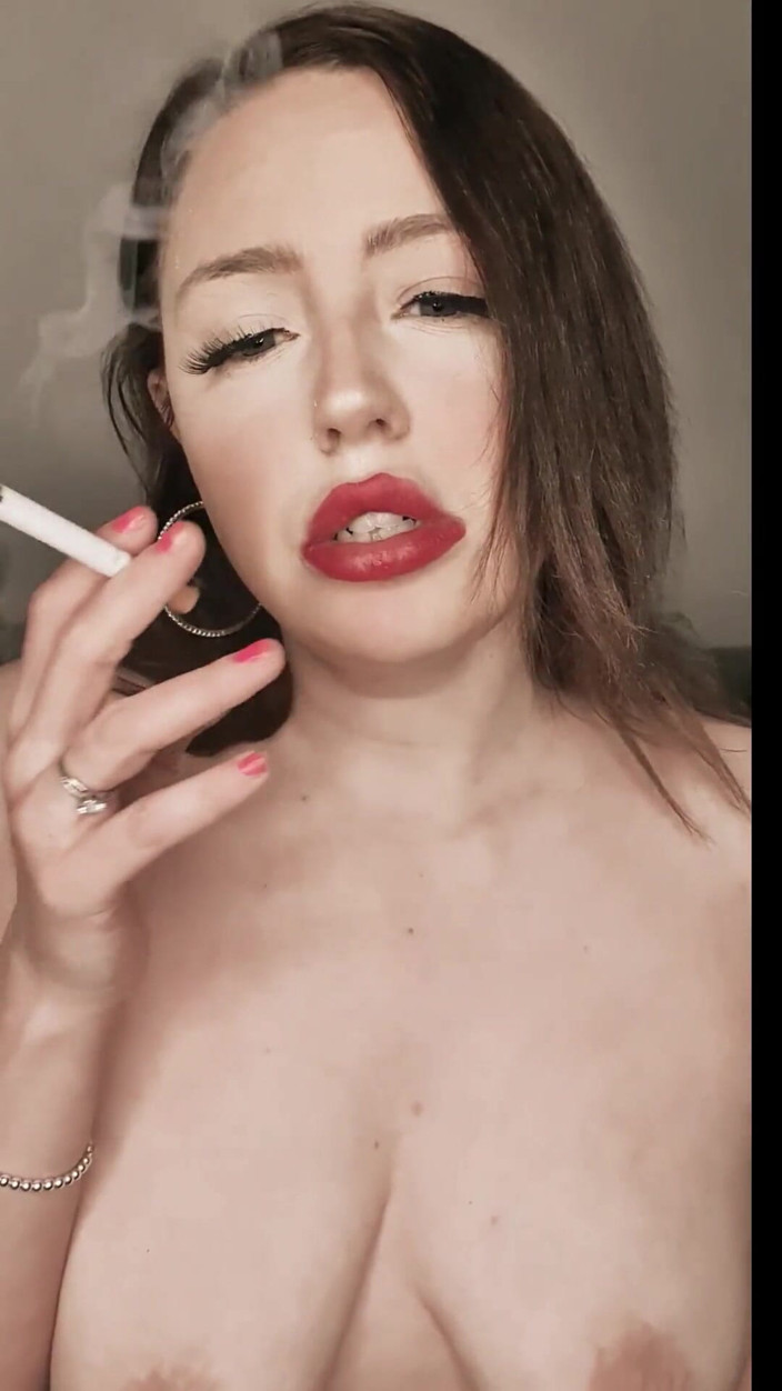 XCindy-louX: POV JOI Humiliation Spunk for Me Baby While Stepmommy Smokes