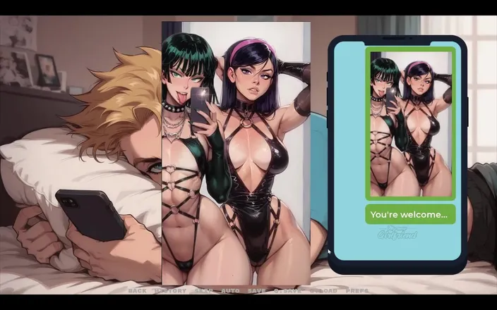 Cumming Gaming: My New Girlfriend Taboo Hentai Game Ep.11 Sexting My GF...