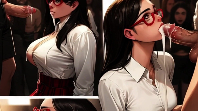 Spicy Toons: Il primo concerto di una sexy ragazza del college sembra...