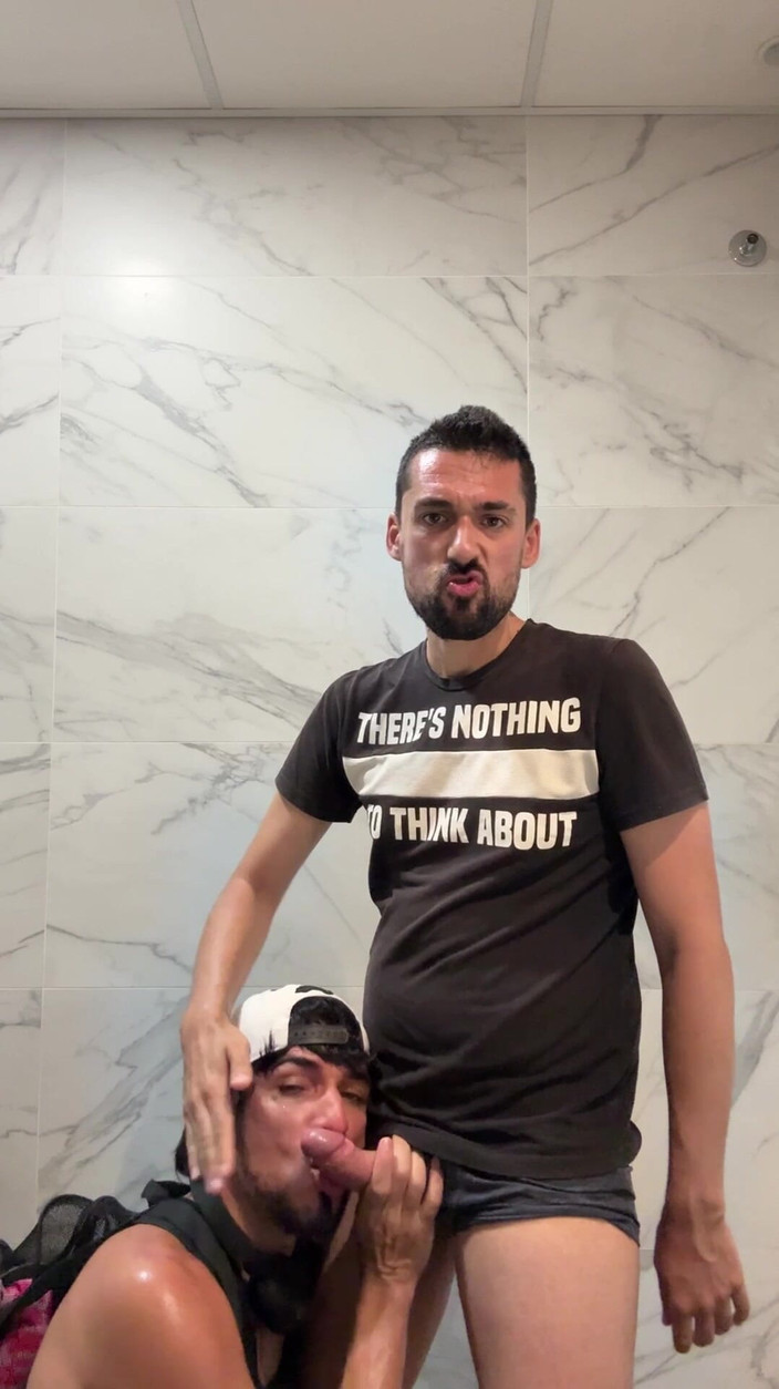 LEO BULGARI: Wrecked in the Mall Bathroom by a Massive Cock!