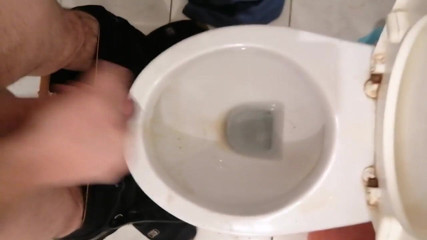 LuizasSlave: Orinar y correrse en el baño