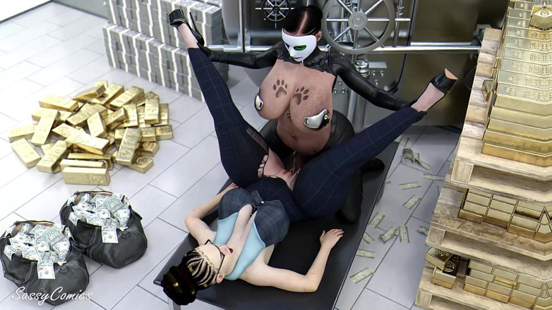 Sassy Comics Trans: Arrapata Ladra Scopa Anale Il Direttore Di Una Banca Dopo...