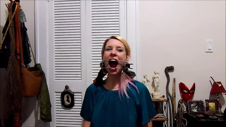 Selfgags classic: The Gag Training Of Dolly - part 2