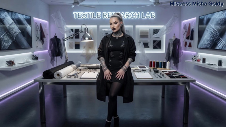 Goddess Misha Goldy: Nylon Psycho. Psychologické bojůvky zabalené do čirých tkanin