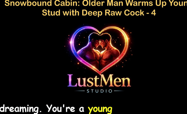LustMen: İngiliz sesli eşcinsel seks hikayesi - karla kaplı kabinde yaşlı adam...