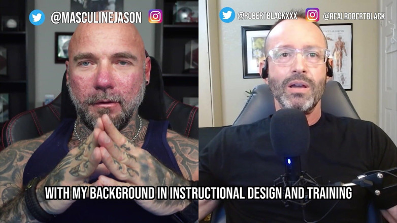 Raw and Uncensored with Masculine Jason: 포르노 스타 고백 - Robert Black 에피소드 26