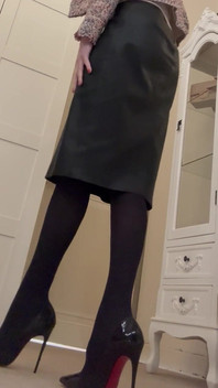 Green Dress Striptease