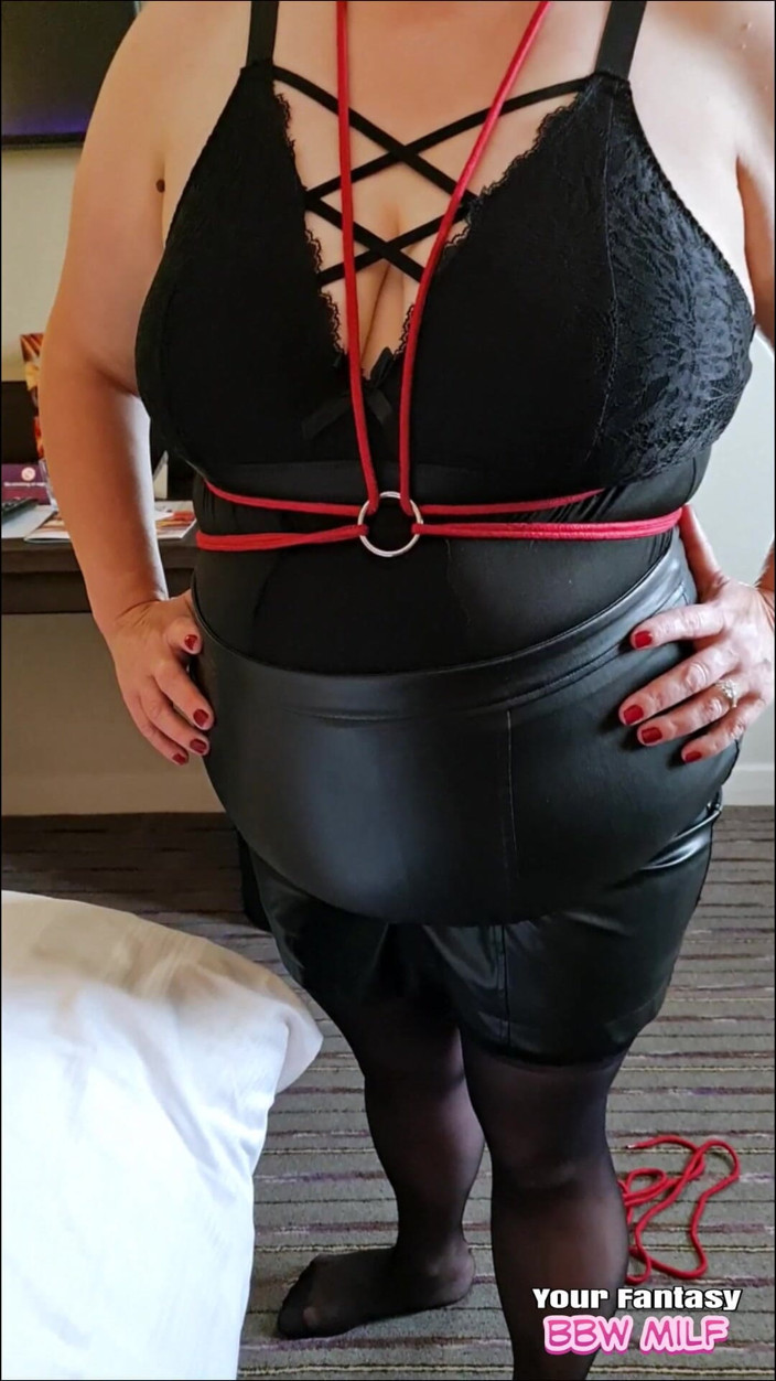Your Fantasy BBW Milf: Tied up, Ready to Be Fucked Hard by My Lover...