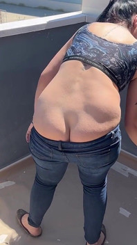 Amazing Buttcrack bemalt auf meinen dritten