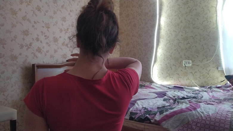 Teen and Milf Female Sex: The girl is waiting in the bedroom to get a...
