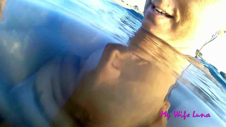 My Wife Luna: Fucked on the beach