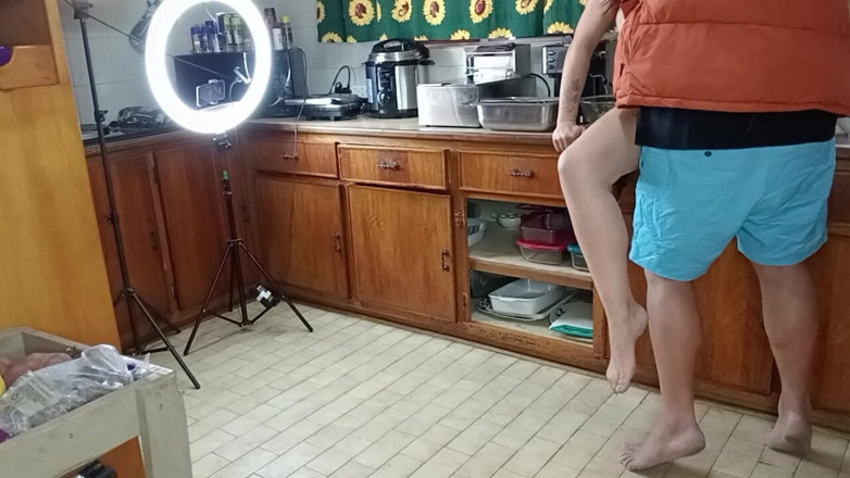 Bigjoefuckalott: Silly F*** Buddies Making Salad in the Kitchen