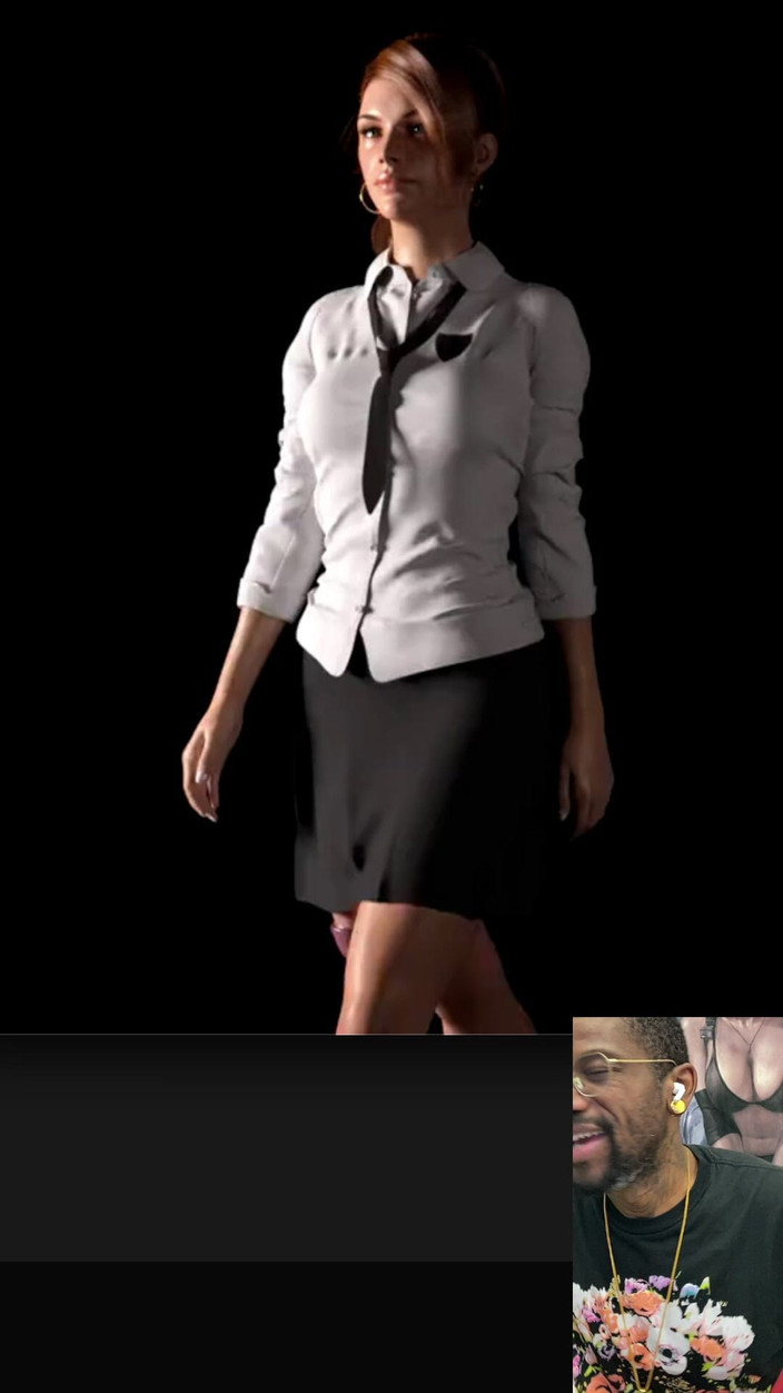 L6RD7BLU3 FUTA: Doamna transsexuală de la birou merge la serviciu cu pula...