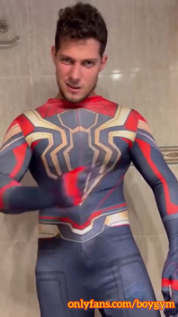 My Spiderman Cock Cums Transition