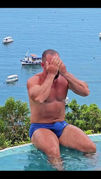 Swim Trunks Full of Dick