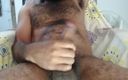 Hairy male: Beautiful Hairy Man Cums When Wife Leaves Him Alone at...