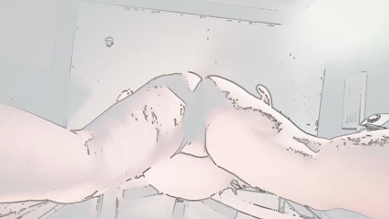 SexyNEBBW: Sandalye iri güzel kadın göt sallıyor anime versiyonu