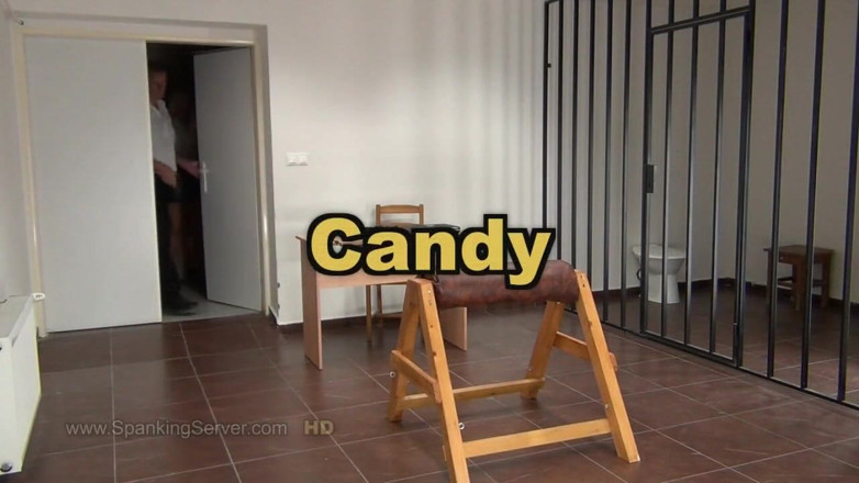 Spanking Server: Candy cane whipping