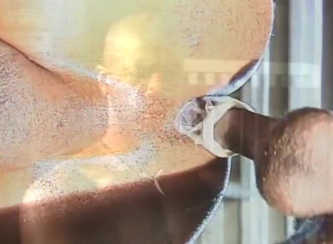 Bareback TV: Muscular black hunks ass fucking deeply