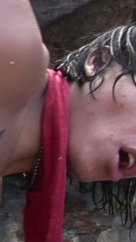 Latino Muscle Boy Fucked Raw in Beach