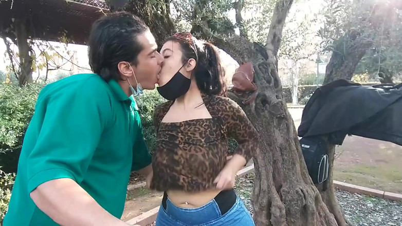 DragonGalaxy11: Risky public sex in park and cumshot in mouth