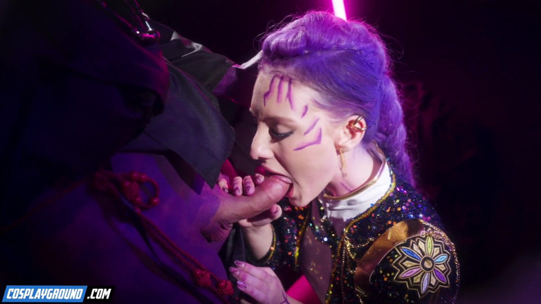 Cosplayground: Mystery Saja Fucks Melody Marks and Fills Her Pussy up -...
