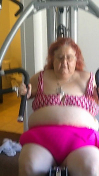 Big Beauty Nurse Vicki Is Exercising in the Gym Part 1