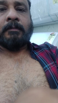 Shy Stepfather Showing His Boobs on Video Call