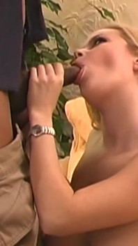 Sexy schätzchen von einem großen schwarzen schwanz gefickt