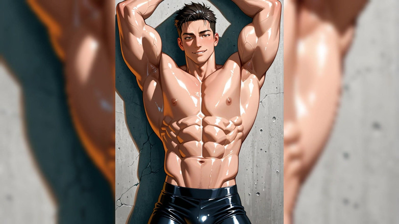 Erotic Man: Ai Porn Hunks berpose