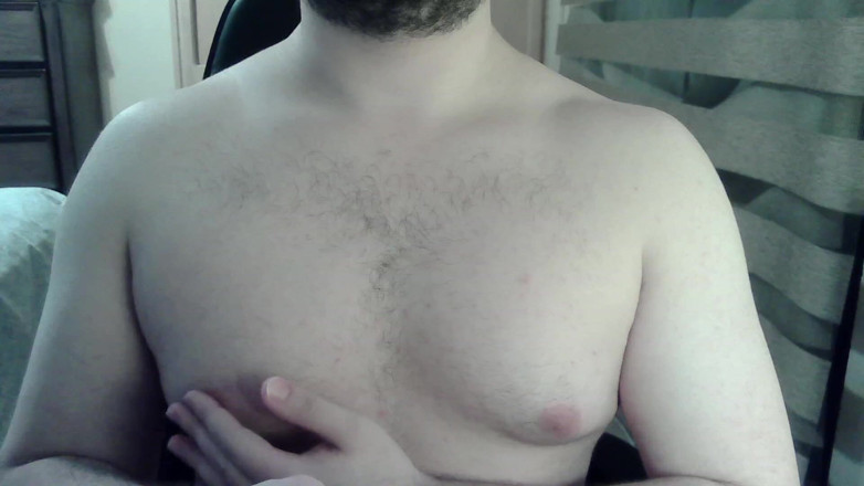 Himbo_Fox: Svalnatá camboy protahuje své svaly a dřepy