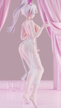 Suono debole sospensione erotica intimo di seta bianca vestito trasparente
