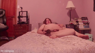 Mr Dimples: Anal utbildning med min bbc dildo!