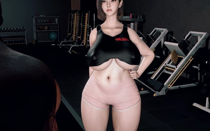 Why fuck so hard: 3D super eccitato bella donnona matura trainer è stato scopata da...