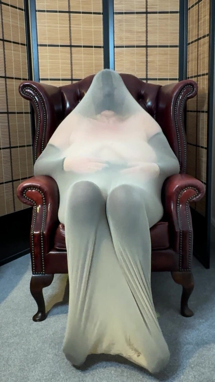 catherinecan69: Cubierto De Nylon En Mi Bolso De Medias