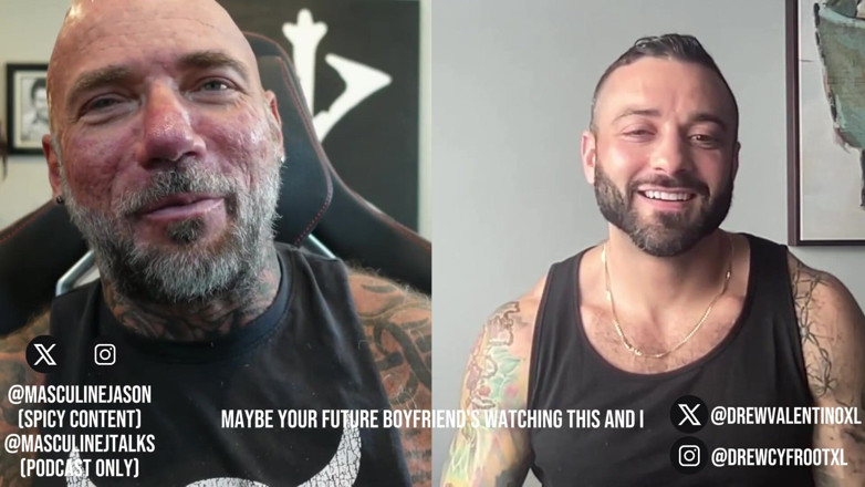Raw and Uncensored with Masculine Jason: Porn Star Confessions - Drew Valentino (episod 208)