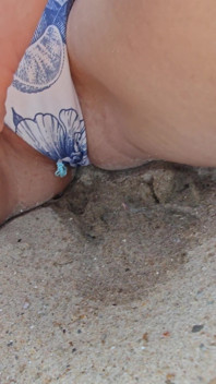 Peeing on the Beach