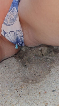 Peeing on the Beach