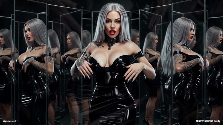 Goddess Misha Goldy: Sebepozorování: Dnes večer si budeš honit a koukat na sebe,...