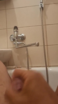 Masturbated in the Bathtub