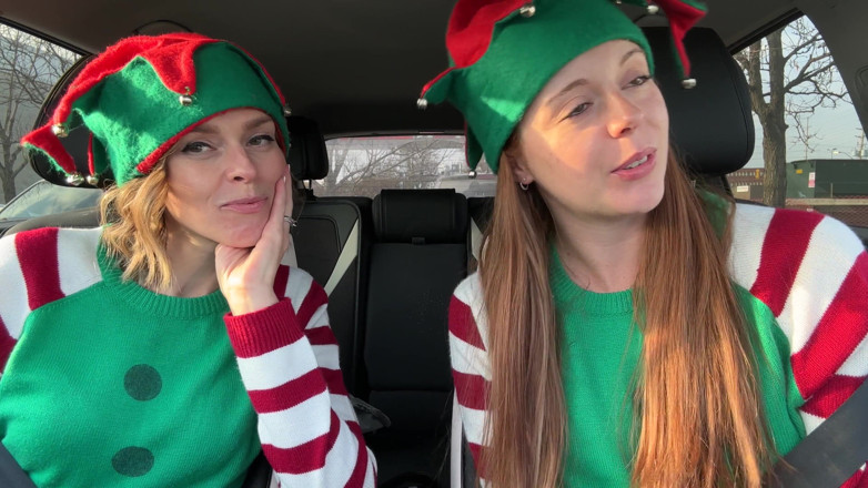 Serenity Cox: Tesudos elfos gozando em drive thru com vibradores exuberantes de...