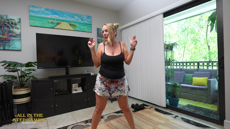 Scott Trainor: Stepmom Kymber Leigh Teaches Stepson Late Night Cardio! Aitsf250726
