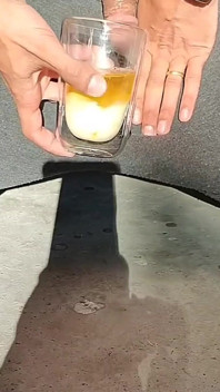 Chcaní a creampie z mého zadku food klystýr