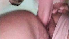 Slutty Hotwife Came From Fucking with Other Boy and His Cuckold Fucks Her
