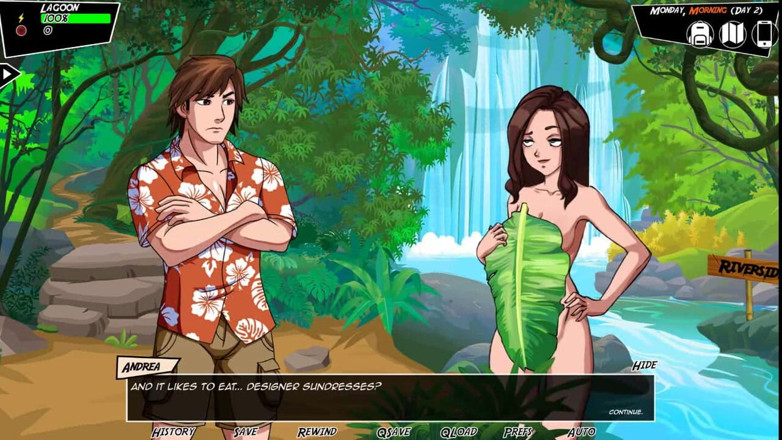 Dirty GamesXxX: Thiên đường ham muốn: giúp cô ấy tìm thấy quần áo của mình -...