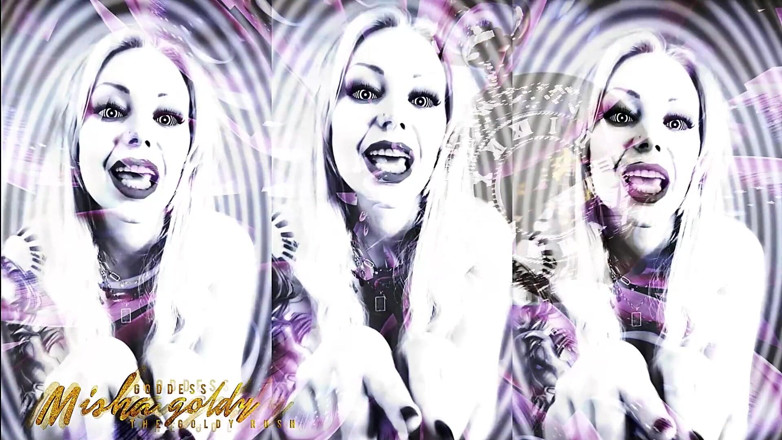 Goddess Misha Goldy: Nemůžeš se odhlédnout, nemůžeš přestat PUMPOVAT A GOONING!